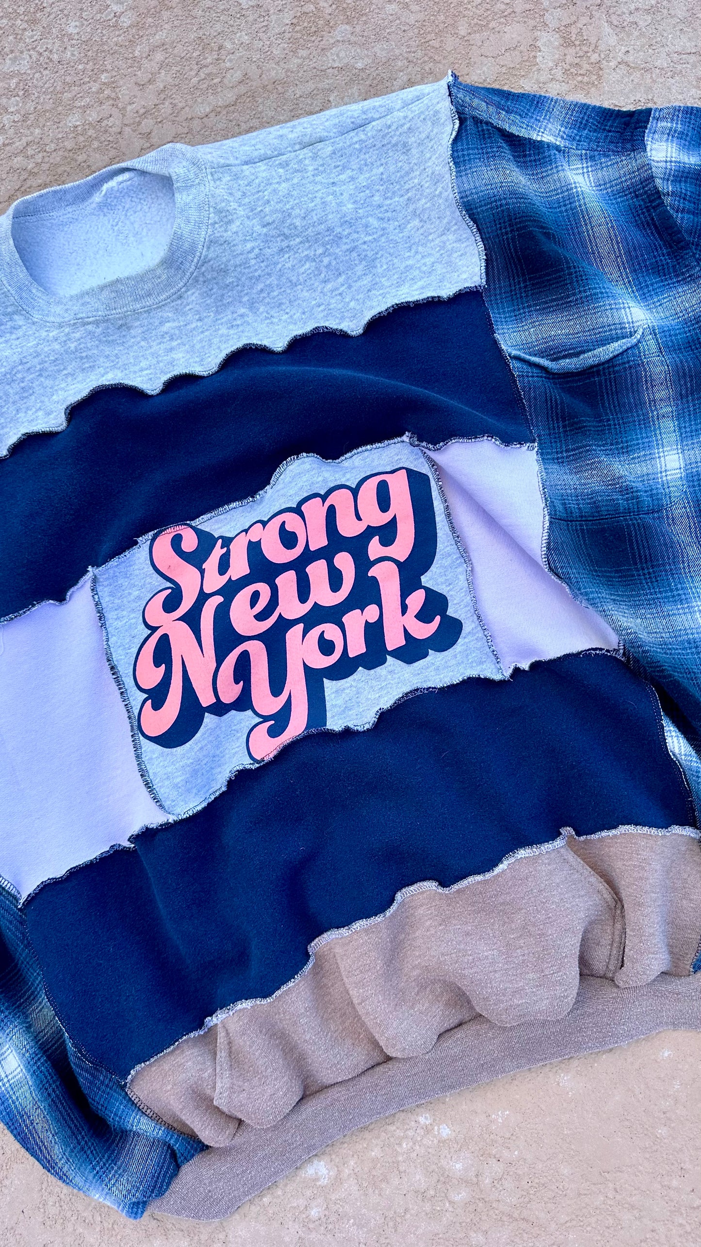 Strong NY sweater rework (xl/2xl)